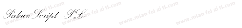 PalaceScript PL字体转换